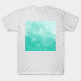 Aqua Green Watercolor T-Shirt